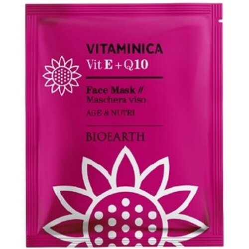 Bioearth Vitaminica sheet maska za lice vitamin E + Q10, 15 ml Slike