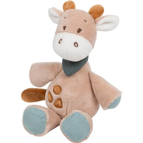 Nattou axel & luna plišasta igračka ropotuljica giraffe luna green 20 cm Cene