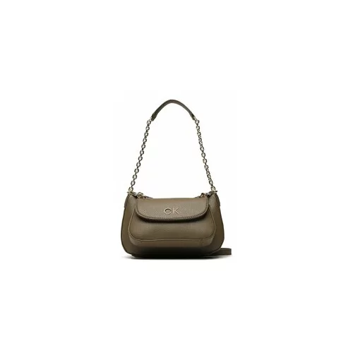 Calvin Klein Ročna torba Re-Lock Dbl Shoulder Bag K60K610183 Zelena