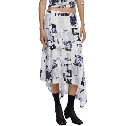 Desigual asimetrična midi suknja Cene