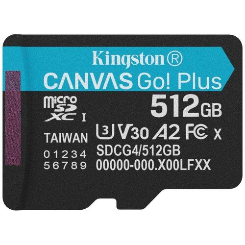 Kingston SDCG4/512GBSP/Canvas Go! Plus/microSD/200/160MB/s Memorije kartice ( SDCG4/512GBSP ) Slike