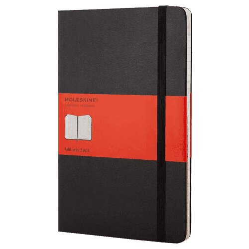 Moleskine Imenik L/A5, črtan, trda vezava, črn, (21655085) Slike
