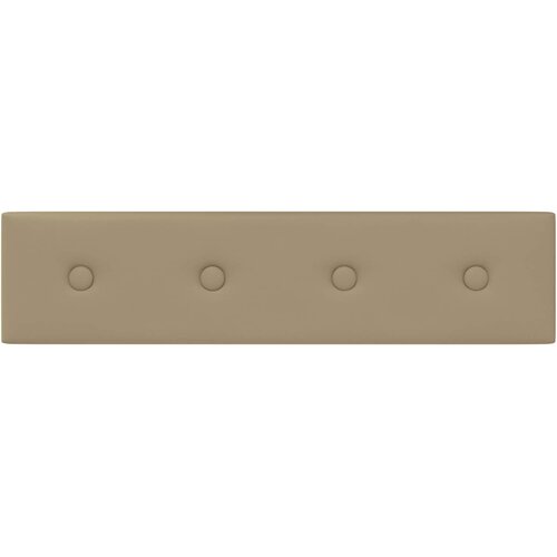  Zidna uzglavlja 12 pcs Boja cappuccina 60 x 15 cm Lažna koža Slike