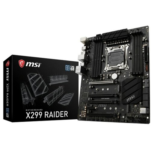 MSI X299 RAIDER matična ploča Slike