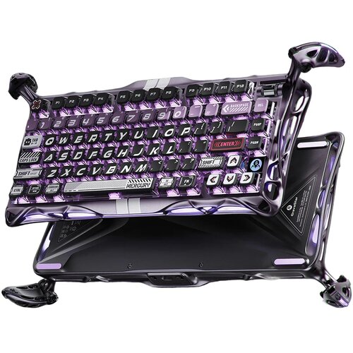Gravastar Mercury V75 Pro Iron Purple / Žična Magnetna Tipkovnica / Gateron Magnetic Jade, (5000099343) Cene