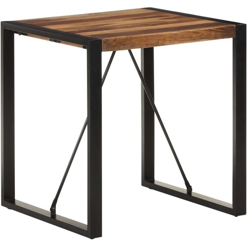  Blagovaonski stol 70 x 70 x 75 cm od masivnog bagremovog drva Slike
