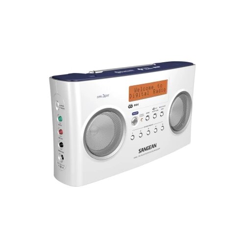 Sangean DAB+ radio DPR-26 BT putni radio, punjiva baterija bijela Cijene