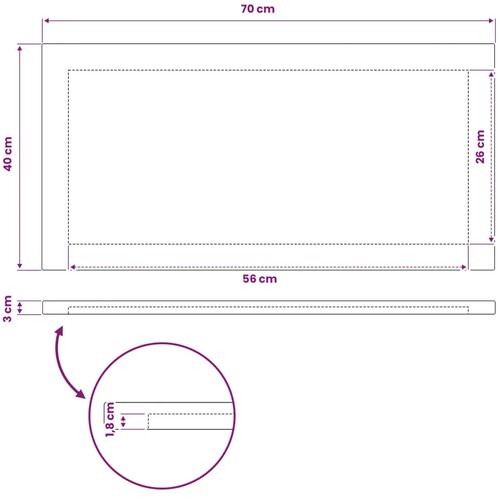  Pravokutni stolni vrh 70 x 40 x 3 cm Pravokutni - Bijela 90 x 55 x 3 5 cm Pravokutno Slike