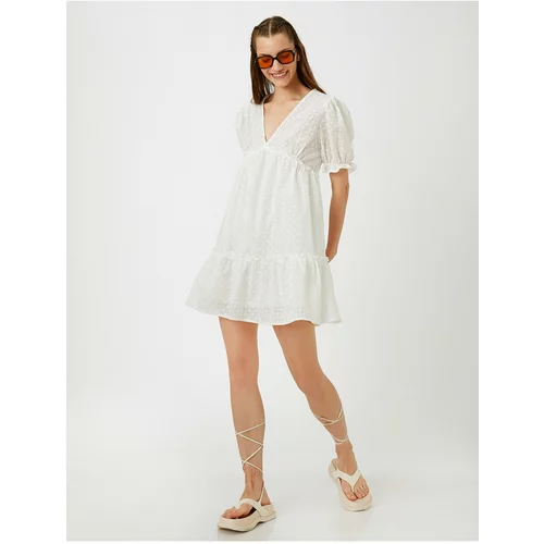 Koton Dress - White - Basic