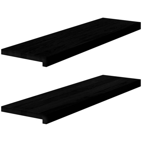  Prozorske klupice 2 kom tamnosmeđe 90x25x2 cm masivne hrast Cijene