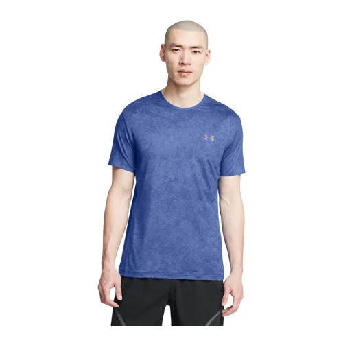 Under Armour UA Shirt Vanish Elite Vent Printed SS, Tech Blue/Black - M, (21581862)