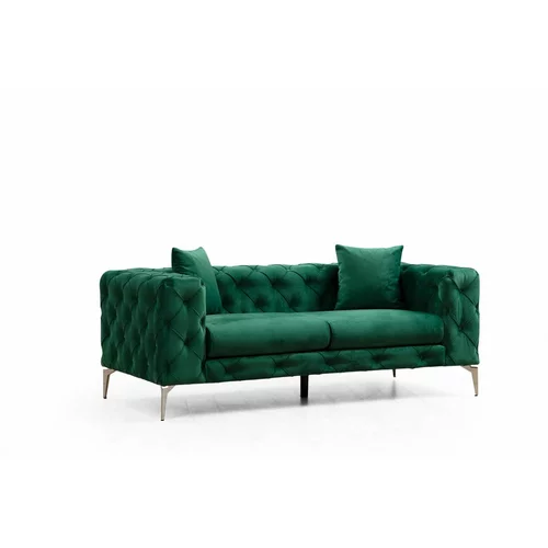 Balcab Home Tamno zelena baršunasti sofa 197 cm Como –
