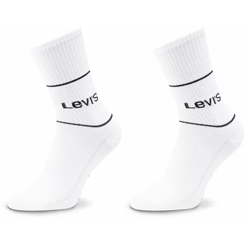 Levi's Set 2 parov nisex visokih nogavic u 701210567 White