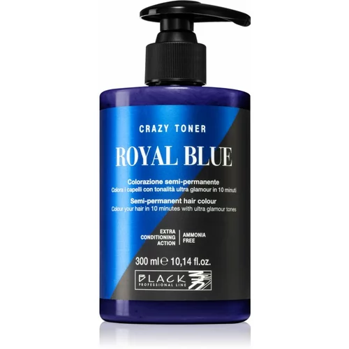 Black Professional Line Crazy Toner barvni toner Royal Blue 300 ml