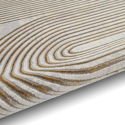 Think Rugs Svetlo siva/v zlati barvi preproga 80x150 cm Apollo &amp;ndash; Slike