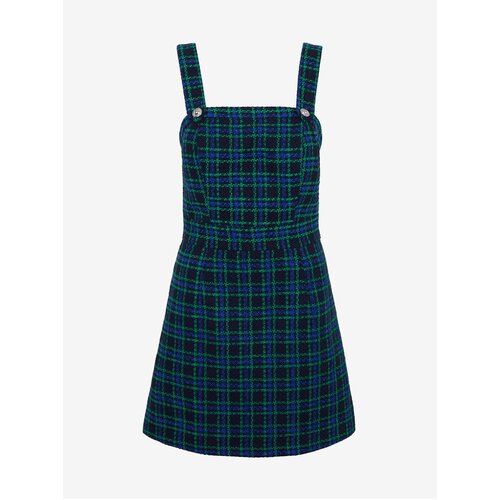 Orsay dark blue ladies plaid dress - ladies Slike