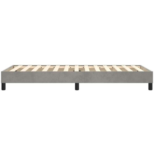 VidaXL okvir za krevet s oprugama svjetlosivi 80 x 200 cm bar&amp;scaron;unasti Slike