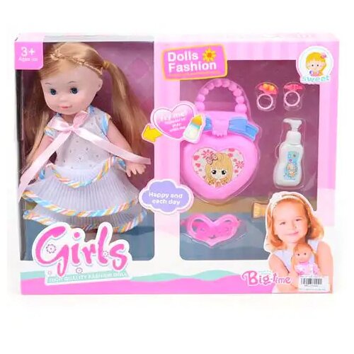 Magic Toys Lutka z lasmi v čopu Igralni komplet s torbico in dodatki 25cm Cene