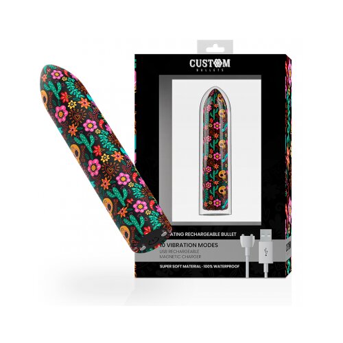 Custom Bullets Mini vibrator Floral Cene
