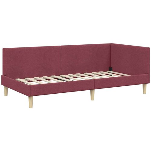  Kutni okvir kreveta Ostalo boja crnog vina 90 x 190 cm Slike