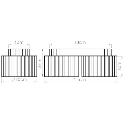 Sollux Lighting Sollux SL.1823 - Spot svetiljka AURA 2xGX53/10W/230V crvena Slike