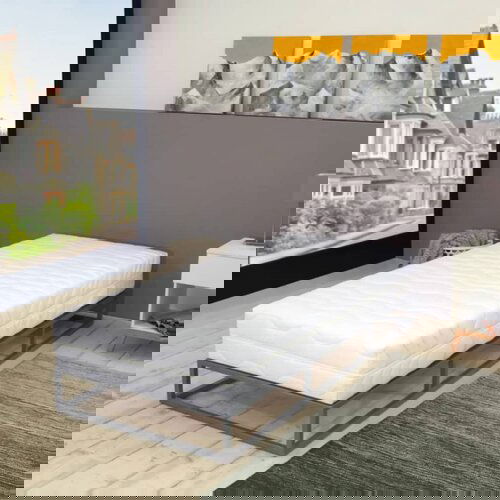 The Living Store Vzmetnica 100x200 cm 7-conska žepne vzmeti 20 cm H2 - Vzmetnica, (21569381) Cene