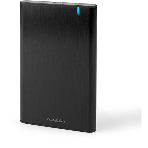 Nedis Ohi&scaron;je za trdi disk USB 3.1 Gen1 2,5'' za osebni računalnik s kablom USB-A / USB-C, Črna, (5000070113) Cene