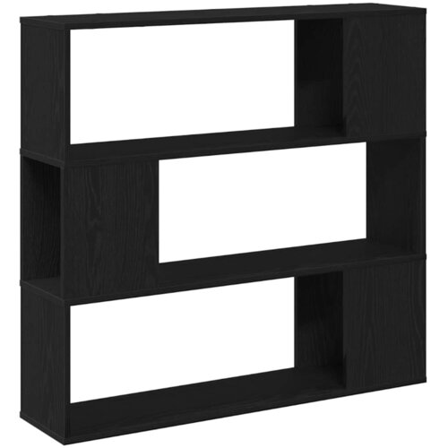 Set TV komoda Crni hrast 100 x 24 x 94 cm Konstruirano drvo Slike
