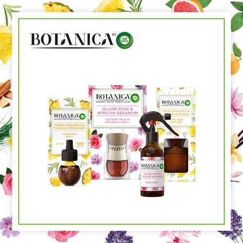 Air Wick Botanica Fresh Pineapple &amp;amp; Tunisian Rosemary di&amp;scaron;eča sveča 205 g Slike