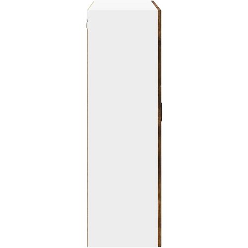 VidaXL zidni kuhinjski ormarić zidne dimljeni hrast 80 x 31 x 100 cm Slike