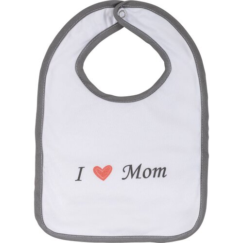 Bubaba by FreeON podbradnjak I love mom white/grey Cene