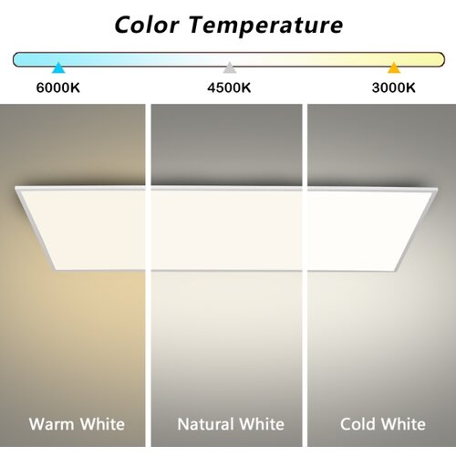  Brilagi - LED plafonsko svetlo SLIMFRAME LED/80W/230V 120x60 cm 3000/4000/6000K belo Slike