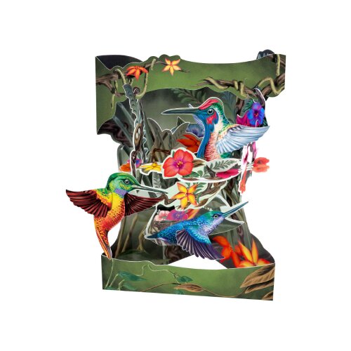 Santoro Swing - Čestitka 3D - Swing, Hummingbirds Cene