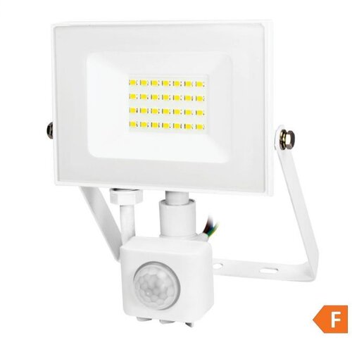 Commel LED reflektor 20 W s detektorom pokreta, 4000 K (neutralno bijela boja svjetla), 1600 lm, IP44, 30 000 h, bijeli Cijene