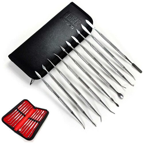 Green Stuff World Professional Sculpting Tools Set x10 with Case | Profesionalni set alata za modeliranje x10 sa futrplom Cene