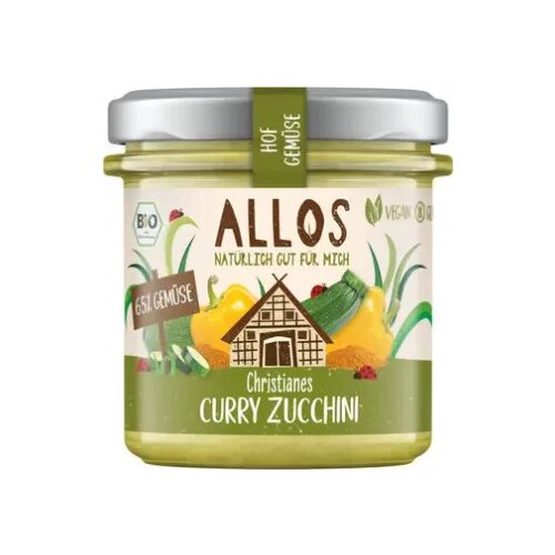 Allos Bio kmečka zelenjava - namaz Christiane's Curry iz bučk Cene