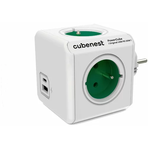 Cubenest Razdjelnik utičnica 12 cm PowerCube Original USB –
