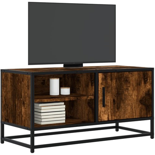 vidaXL TV ormarić boja dimljenog hrasta 80x34,5x40 cm konstruirano Cijene