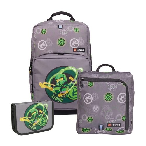 Lego Ninjago maxi plus &amp;scaron;kolski ranac, trodelni set: Elementarni gospodar energije ( 20229-2501 ) Slike