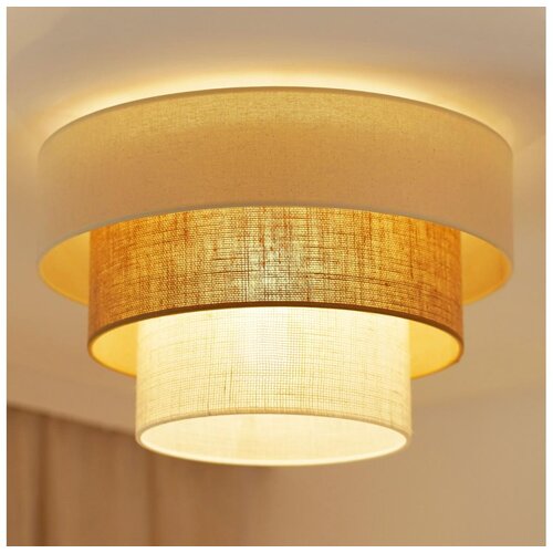  Brilagi-Plafonsko svetlo DENVER LUNETA 1xE27/15W/230V prečnik 45 cm bež/braon/krem Cene