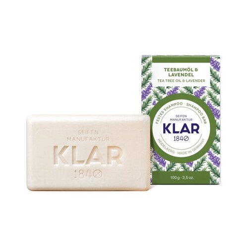 Klar čvrsti &amp;scaron;ampon za kosu ulje čajevca i lavanda Slike