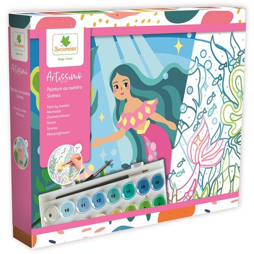 SYCOMORE Artissimo – slikanje po številkah – morske deklice Cene