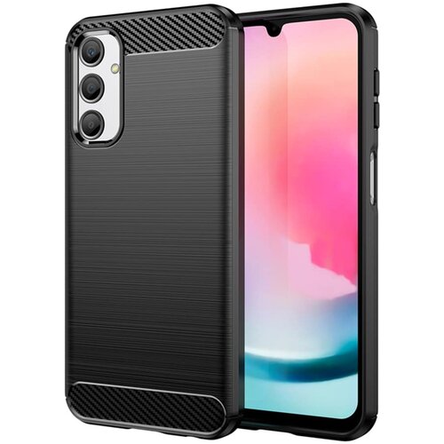 Techsuit Carbon Silicone maska za Samsung Galaxy A25 5G &ndash; crna Cijene