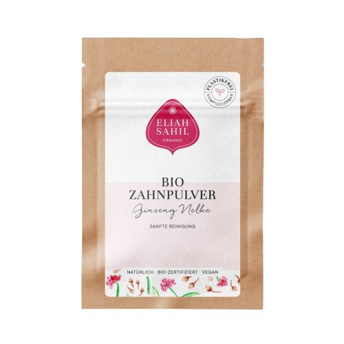 Eliah Sahil Bio prah za zobe Ginseng in klinčki - 6 g Cene