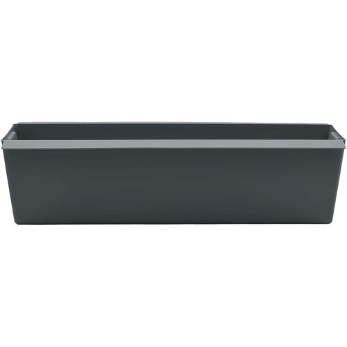  Kutije za cvijeće za Euro palete 24 pcs Siva 36 x 13,5 x 9,5 cm Slike