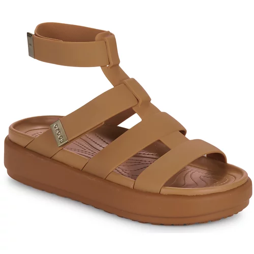 Crocs Sandali & Odprti čevlji Brooklyn Luxe Gladiator Kostanjeva