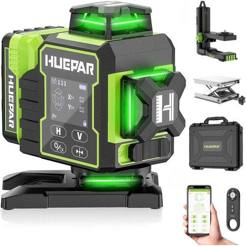  PRO 2600mAh 16 linijski zeleni laserski nivelir BT daljinec samovrtljiv W04CG Cene
