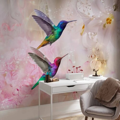  Foto tapeta - Colourful Hummingbirds (Pink) 450x315 Standard Slike