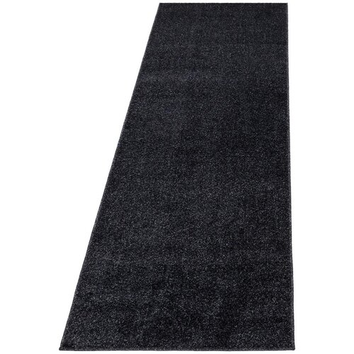 XXXL Preproga Z Visokim Florom - Tekač Ata, Antracit, 80x250cm Slike