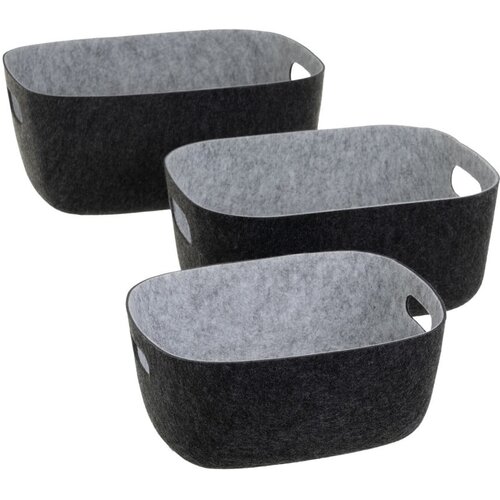 Casa Selección Tekstilne košare v kompletu 3 ks 36x28x16 cm – Cene